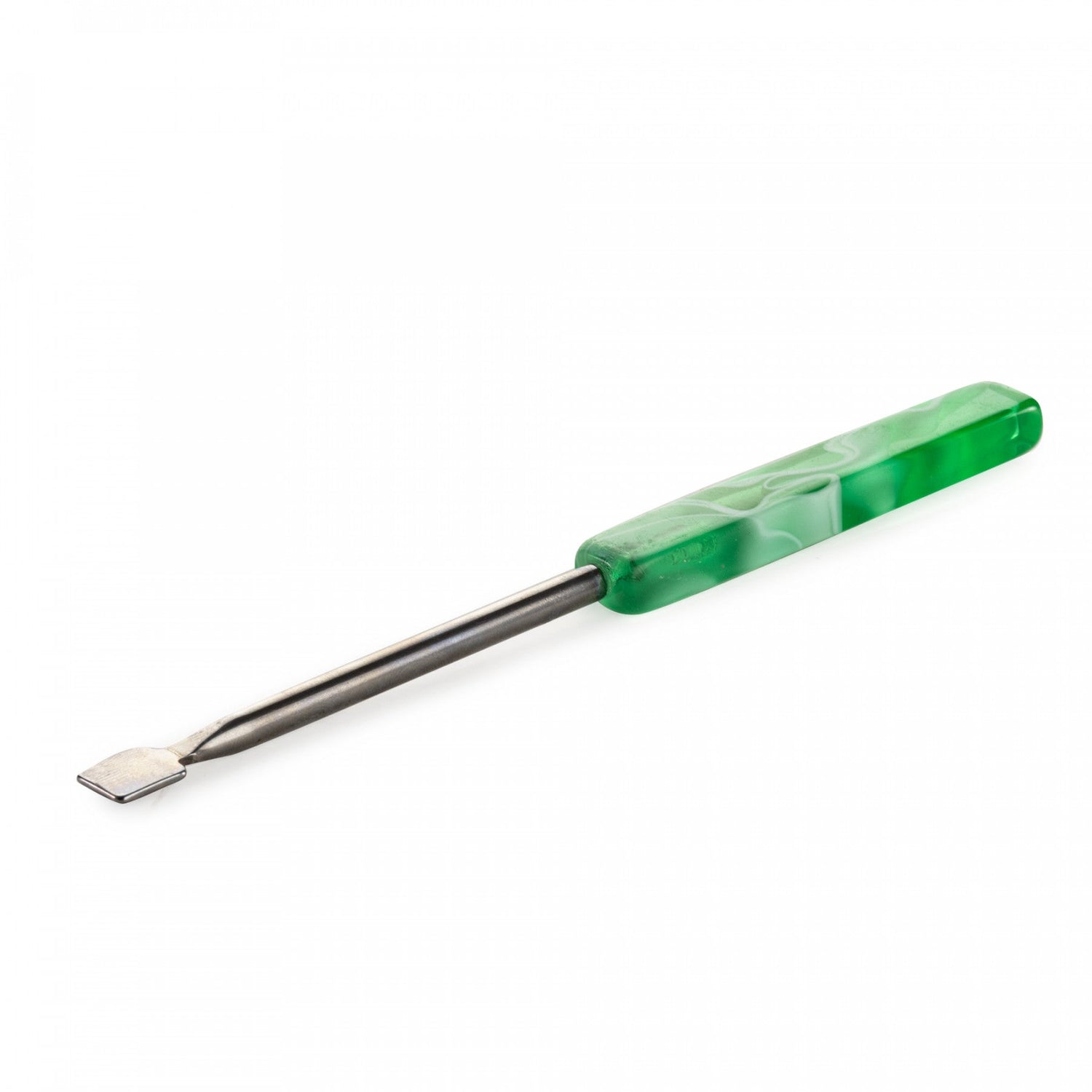Red Eye Glass 6" Glass Dab Tool-Green