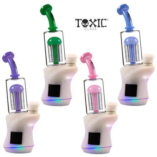 Focus V: Toxic Glass "8 Arm Tree Perc" (Purple)