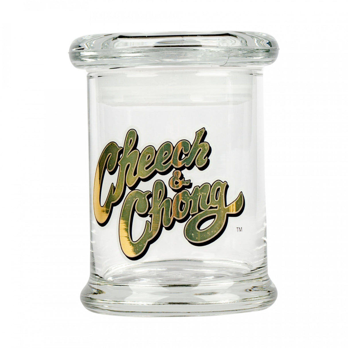 Stash: Cheech & Chong Jar-Medium Gold Script