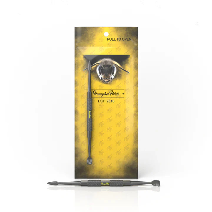 Honeybee Herb Black Spoon Large