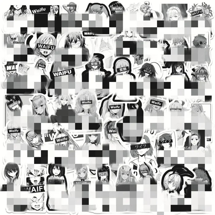Sexy Anime Girl Stickers B