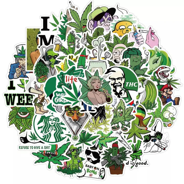 Cannabis Stickers B
