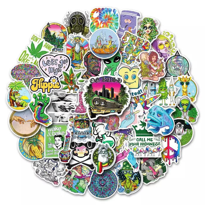 Cannabis Stickers A