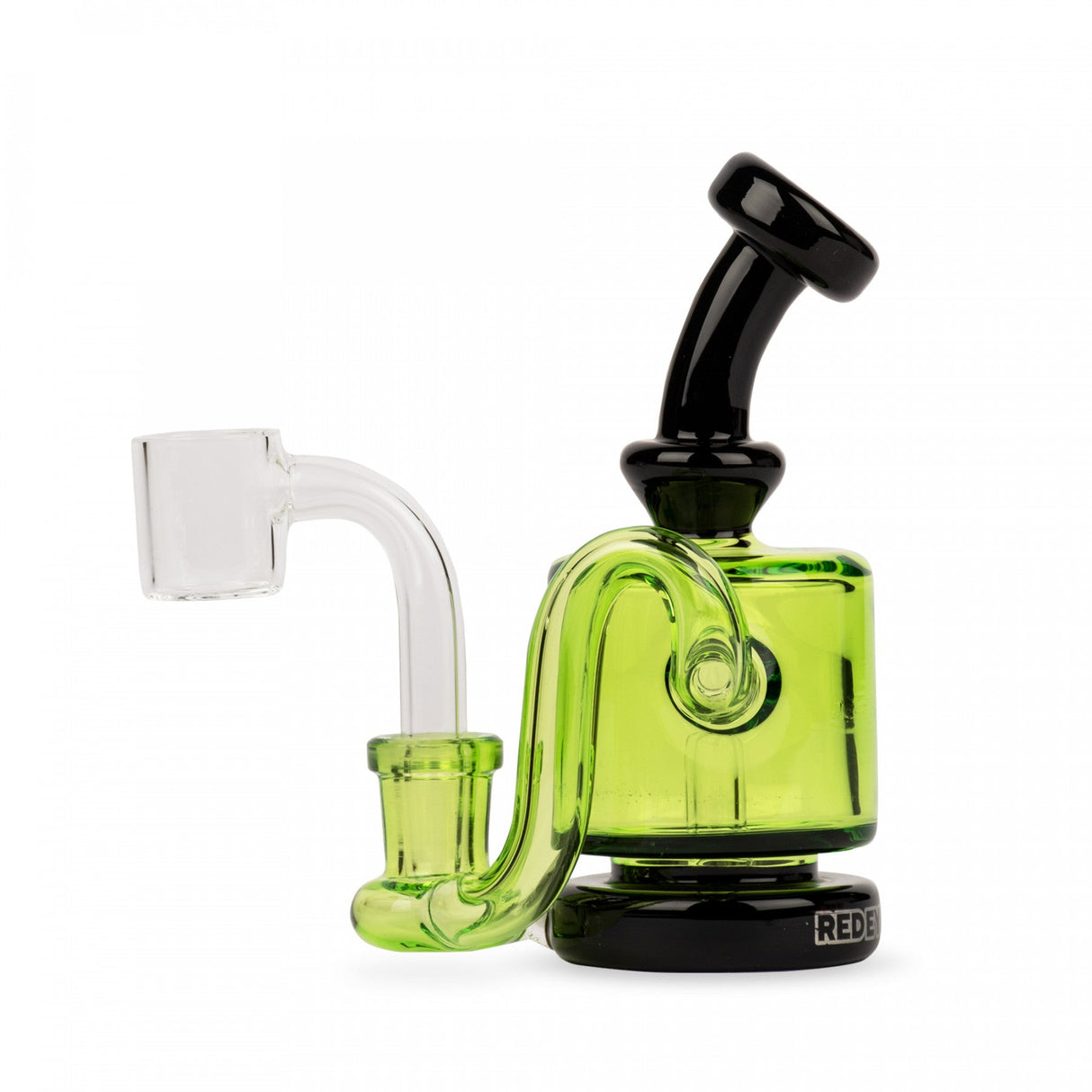 Rig: Red Eye Glass Mini Rig 4.25" -Lime Green