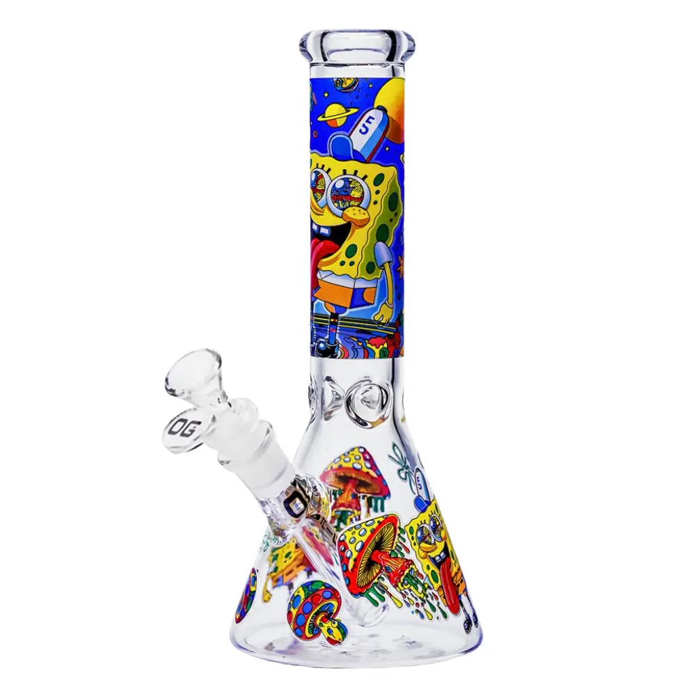 10" (5mm) Trippy SpongeBob Bong