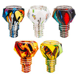 14/19mm Silicone Bowls Hexagon
