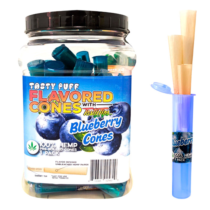 Tasty Puff Cones 3pk-BlueBerry