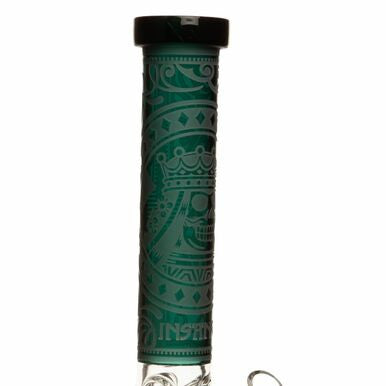 15" 9mm Insane Glass - Etched