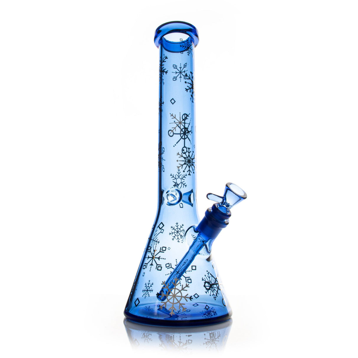 Bong: Red Eye Glass 15" Winter Wonderland