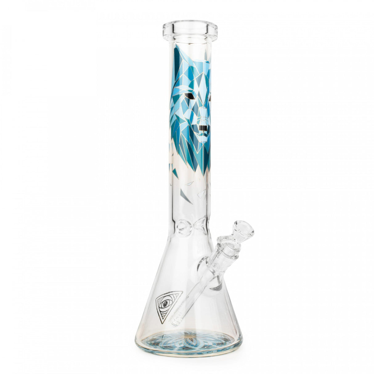 Bong: Red Eye Glass 15" Wolf with Fillacell