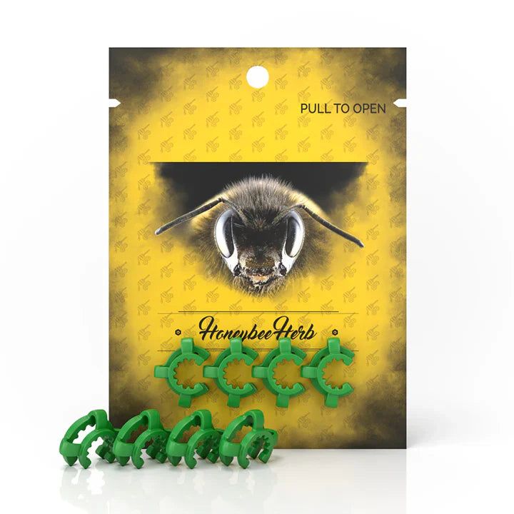HoneyBee Herbs Keck Clip 4 Pack - Green