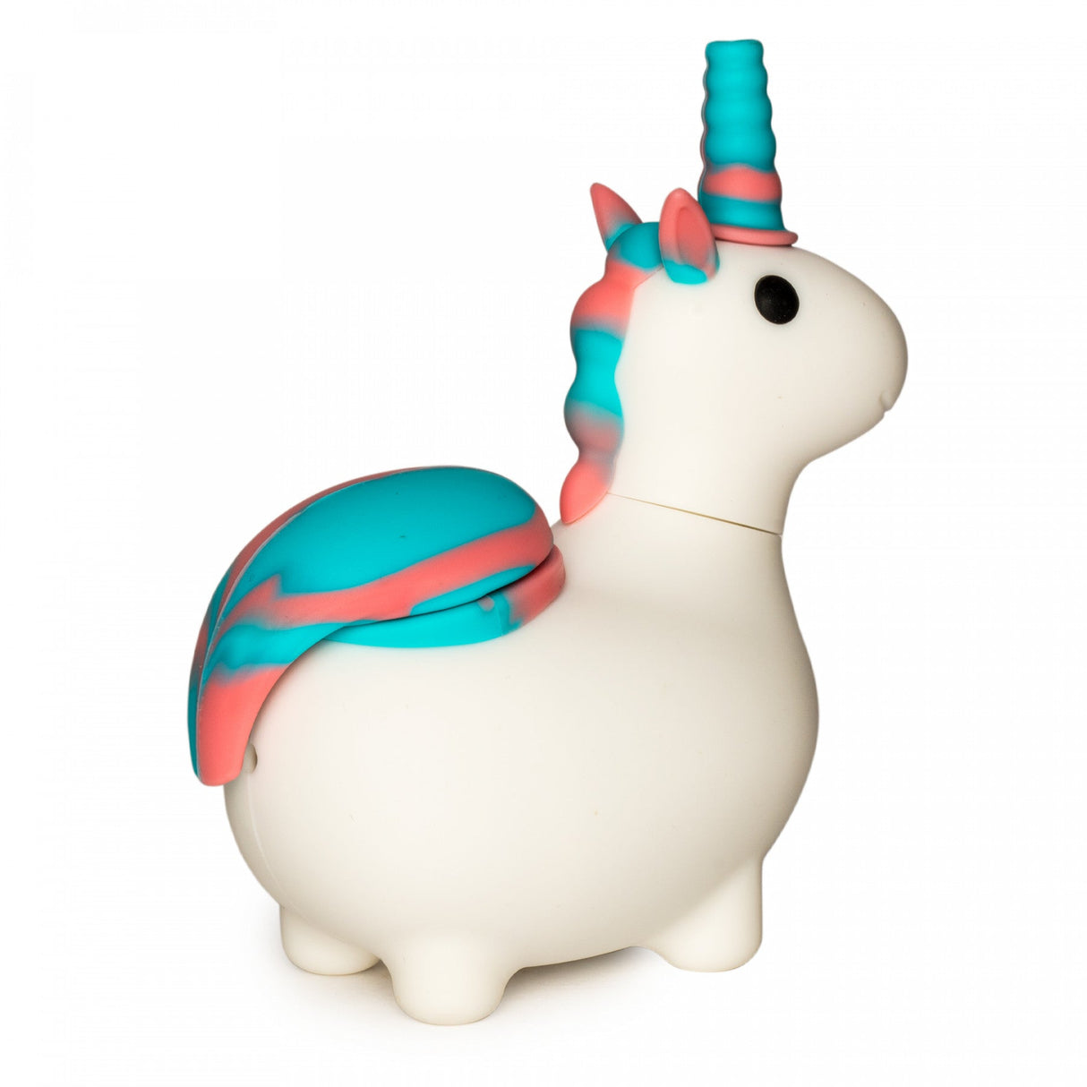 Pipe: LIT Silicone Unicorn-White