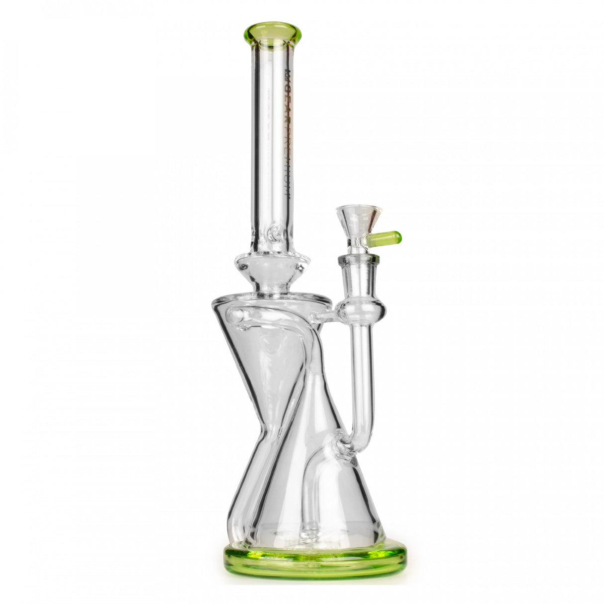 Bong: GEAR 12" Vortex-Lime Green