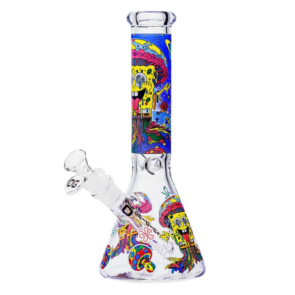 10" (5mm) Trippy SpongeBob Bong