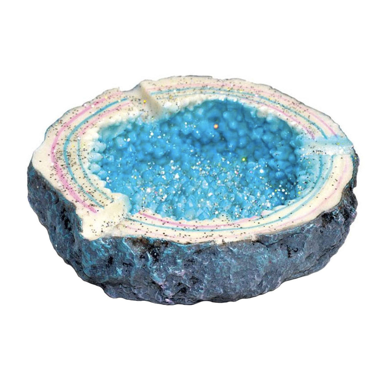 Ashtray: Blue Crystal