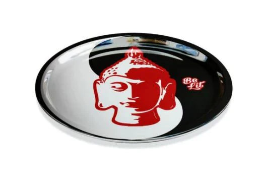 Be Lit Round Tray - Yin Yang