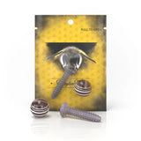 Honeybee Herb Glass Marble Screw Purple