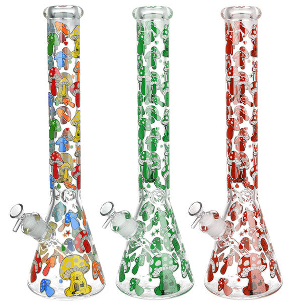 18" 7mm Glowing Mushrooms- Assorted