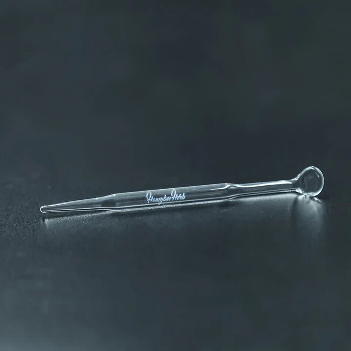 Honeybee Herb Quartz Dab Spoon Clear