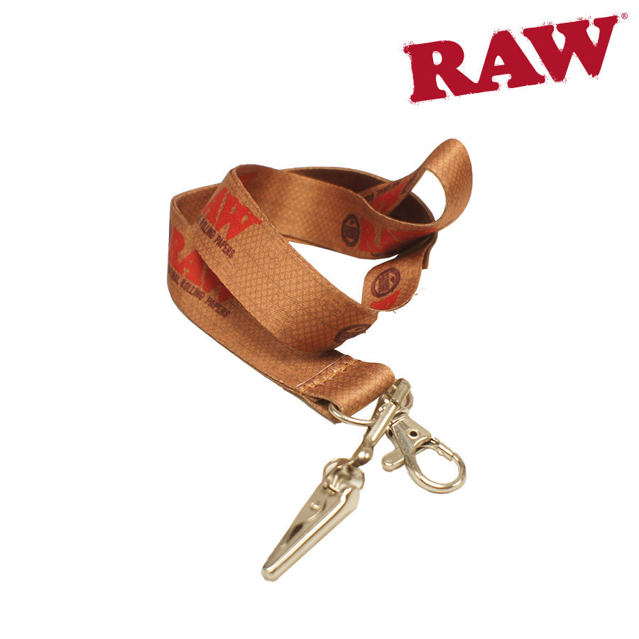 Clip: Raw Lanyard with Roach Clip