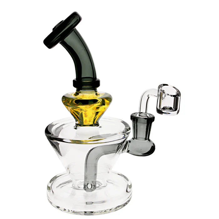 8" Plain Jane Cone Stack Smoke