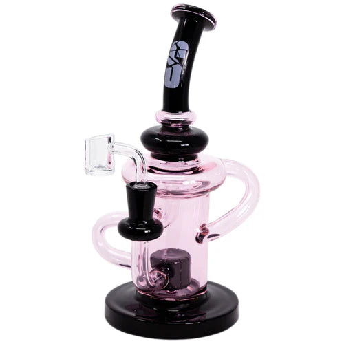 Bong: Shatter'd Recycler 9"-Pink