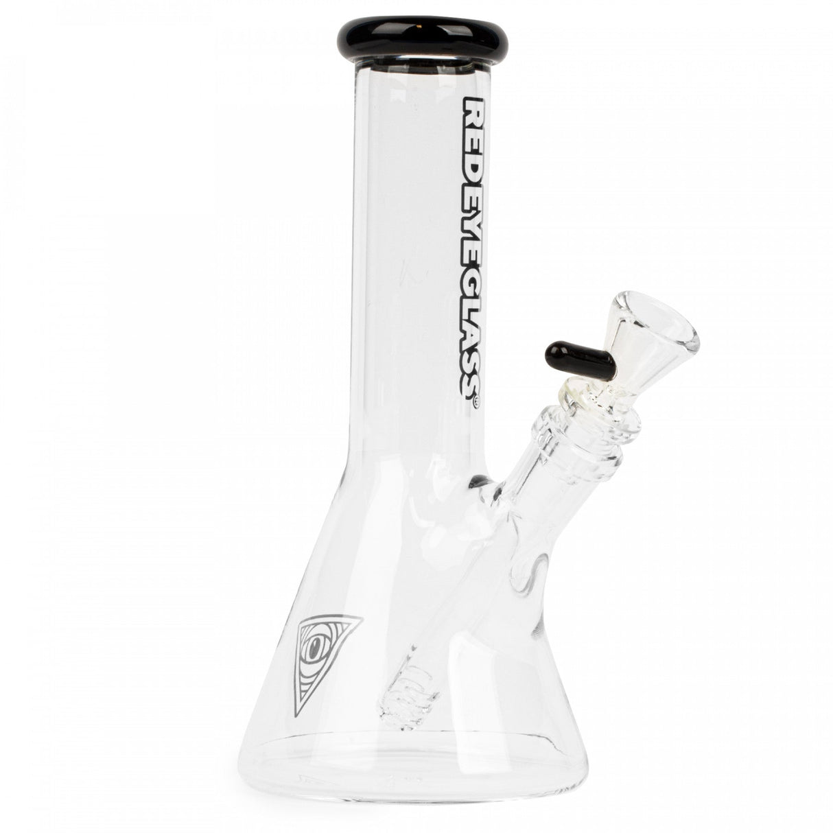 Bong: Red Eye Glass 8" Beaker Tube-Black