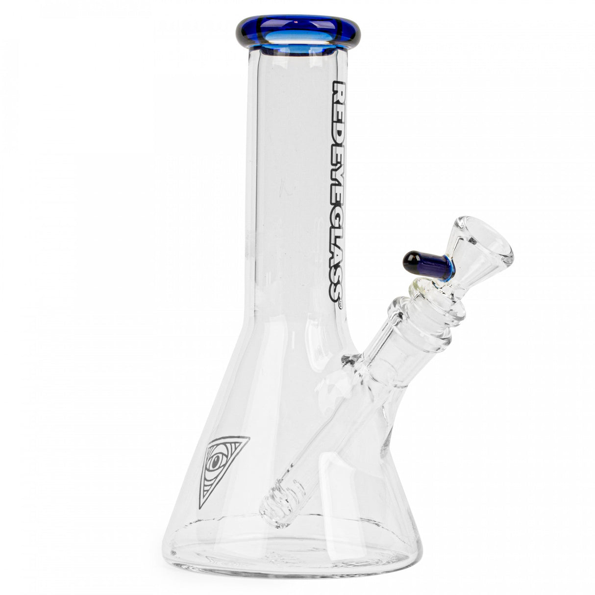 Bong: 8" Beaker Tube-Blue