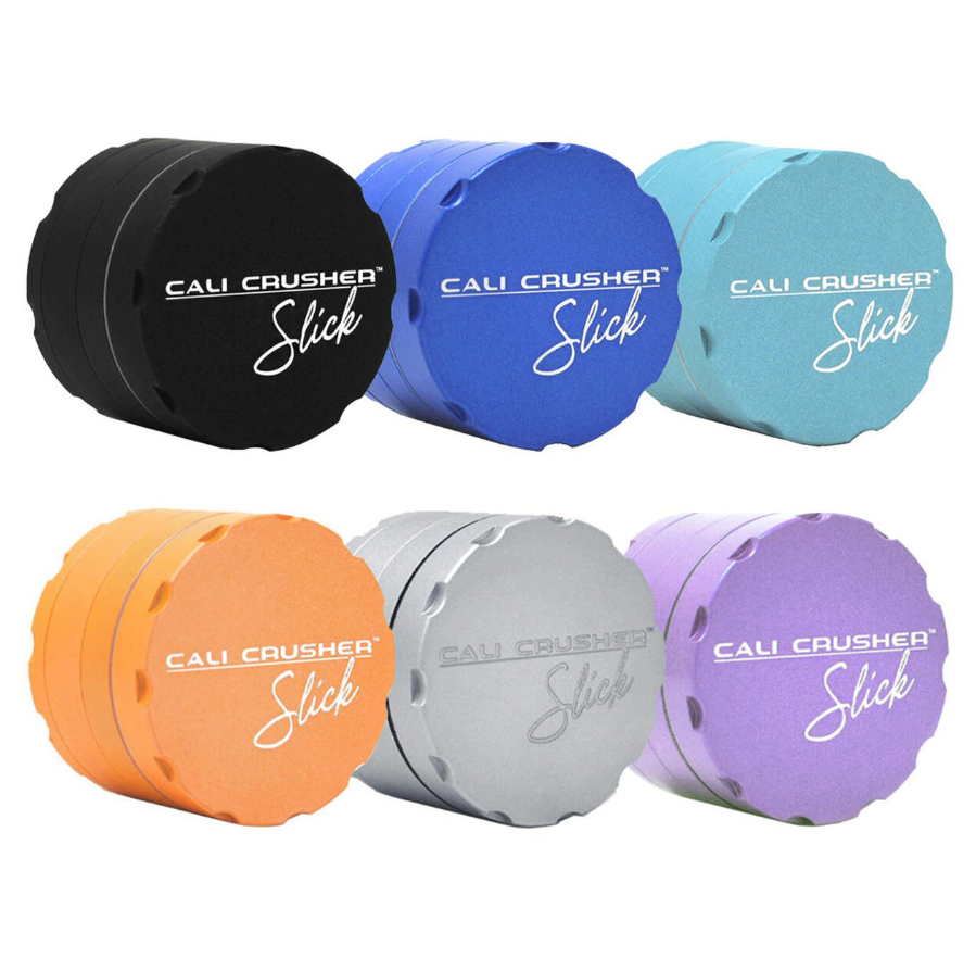 Grinder:2.5" Cali Crusher OG Slick Series -Silver