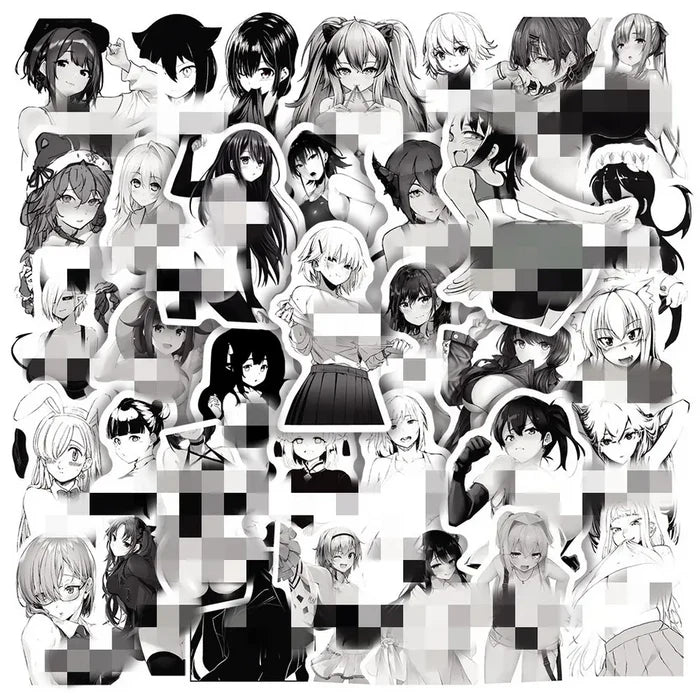 Sexy Anime Girl Stickers C