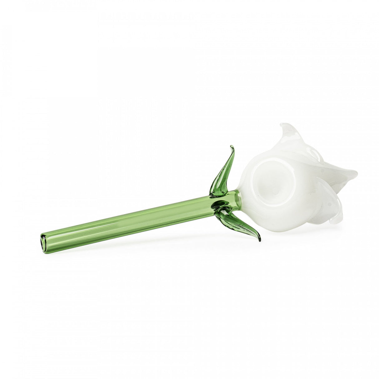 Pipe: Red Eye Glass 4.5" Rosey-White