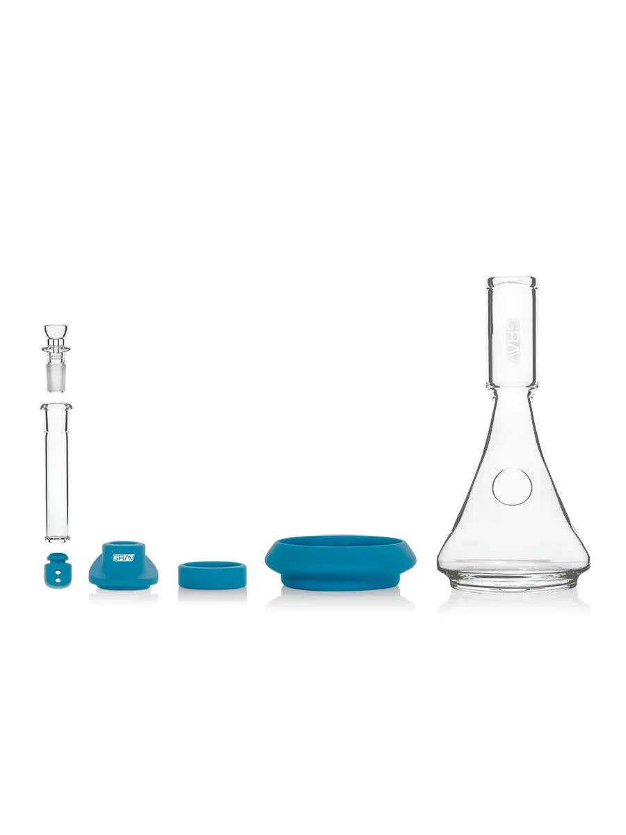 GRAV Deco Beaker Silicone Blue
