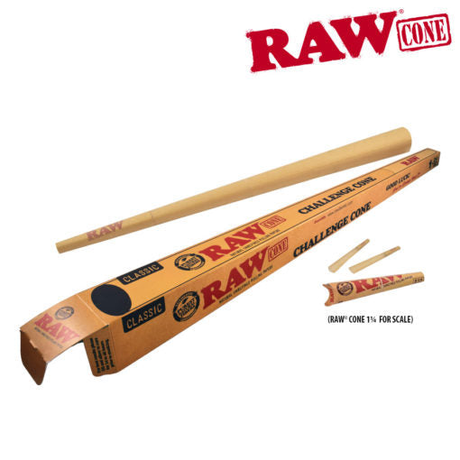 Paper: Raw 24" Pre-Rolled Cone-Challenge Cone