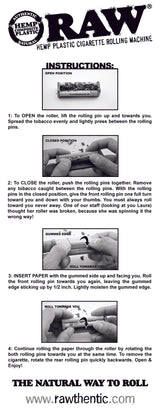 Raw Plastic 110mm autoroller