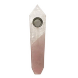 Pipe: Rose/Clear Quartz