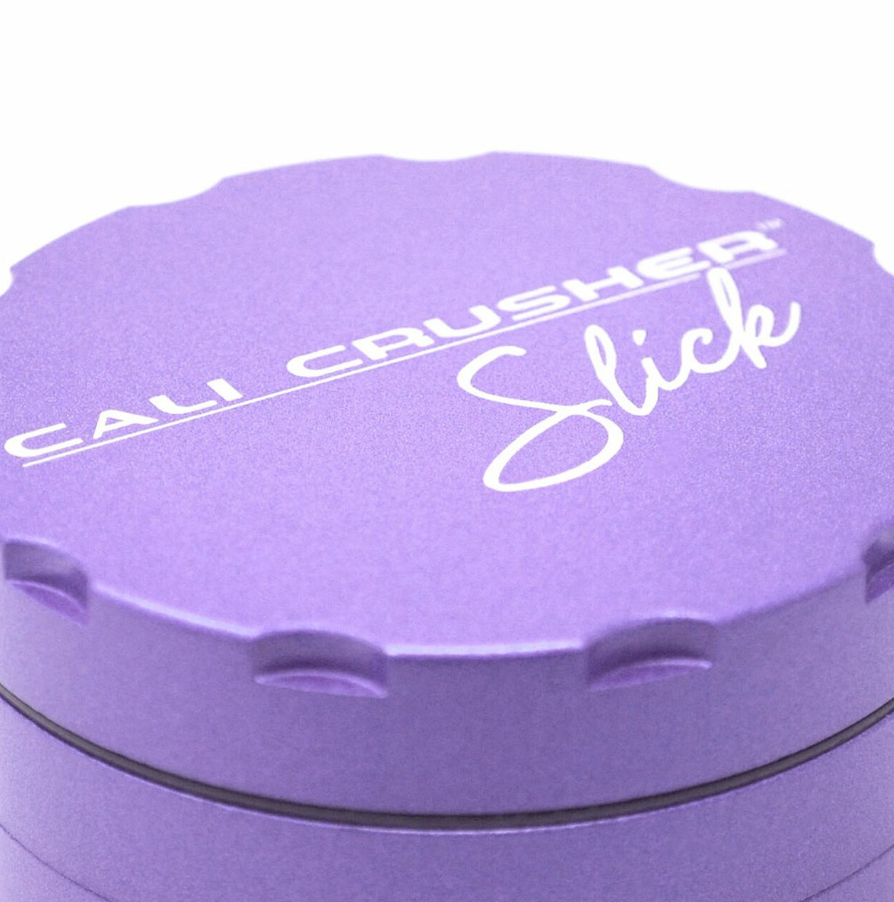 Grinder:2.5" Cali Crusher OG Slick Series -Silver