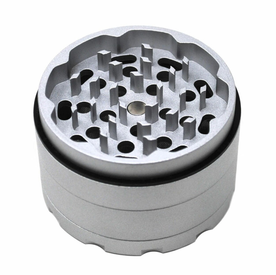 Grinder:2.5" Cali Crusher OG Slick Series -Silver