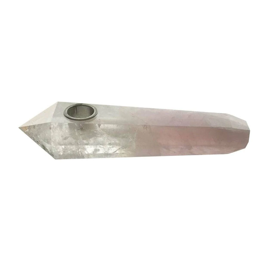 Pipe: Rose/Clear Quartz