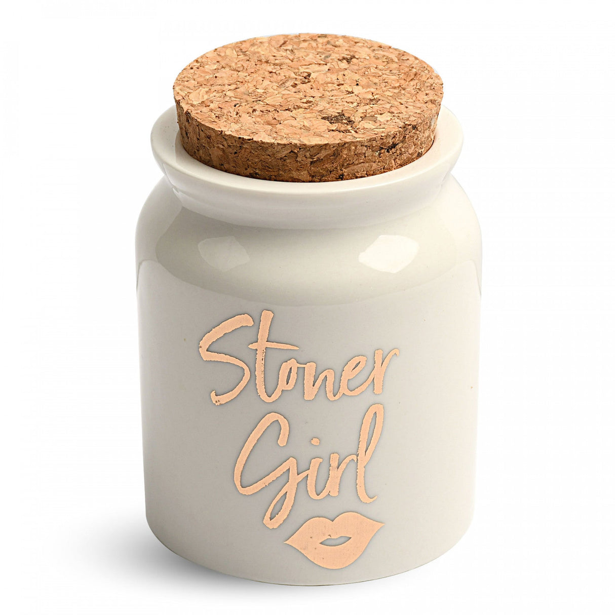 Stash: Stoner Girl ceramic-White